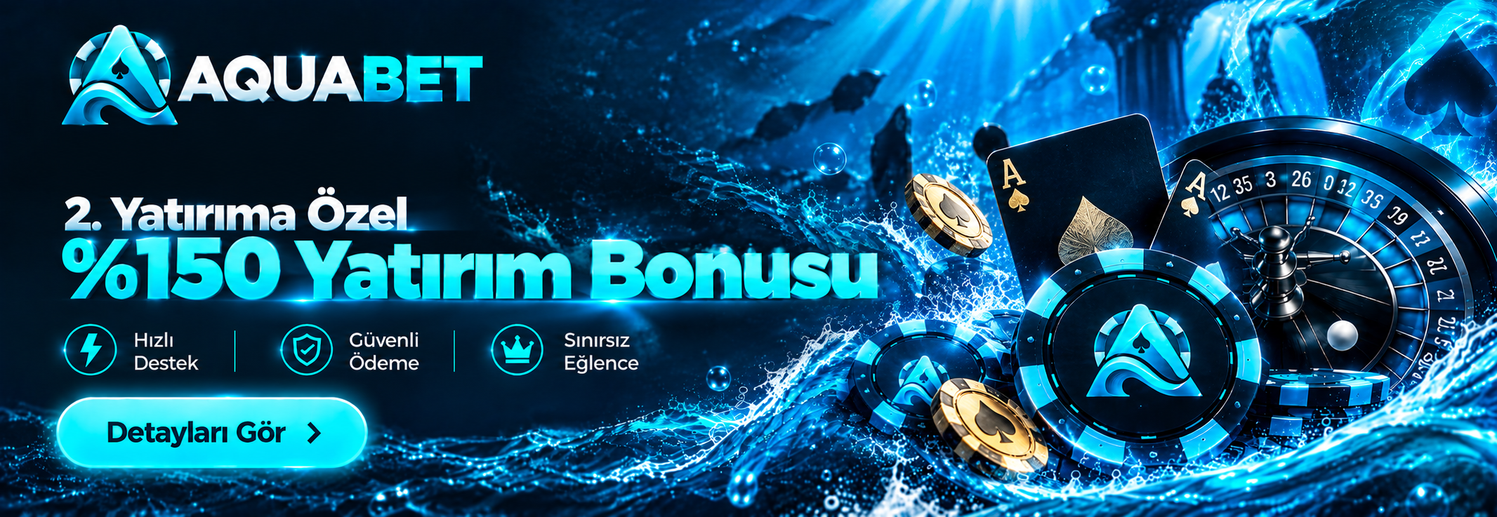 AQUABET: %150 2. yatırım